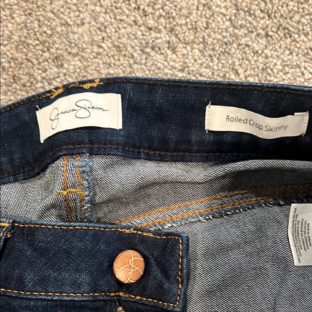 Jessica Simpson Dark Blue Ankle Jeans - Picture 4 of 5